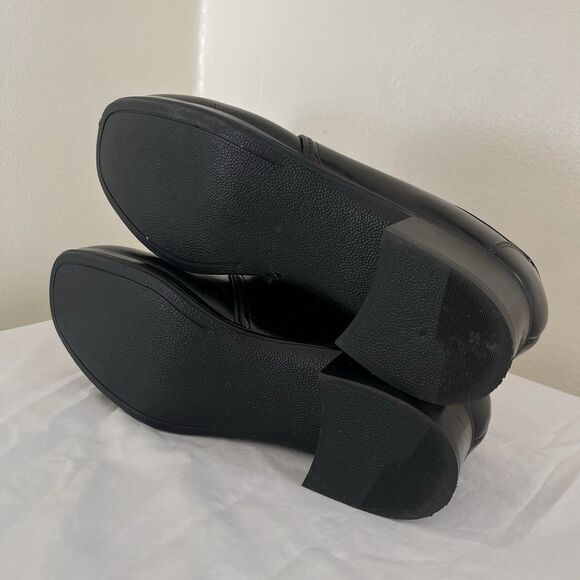 ROBINSON’S SHOEMAKERS Vintage 70s Non Slip Lace Up Oxfords, Black- Size 6 - Picture 7 of 10